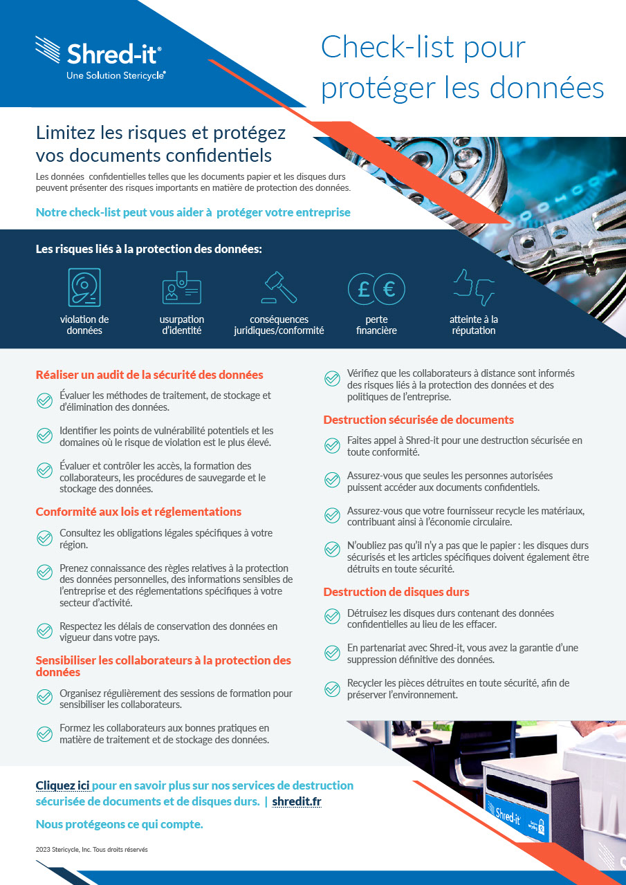 Shred-It Data Protection Checklist FR.pdf